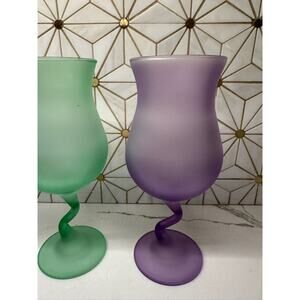 Vintage Libbey Fundamentals Z Stem Satin‎ Cocktail Glasses | Set of 3